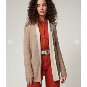 Overland -Essential Reversible Alpaca Wool-Blend Cardigan Sweater – Size Small